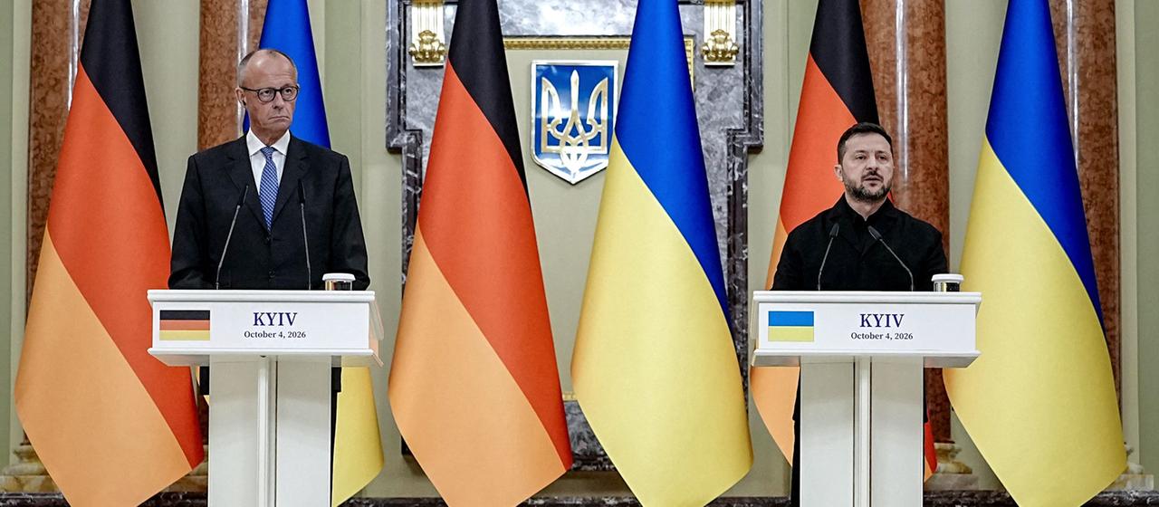 Deutschland verspricht der Ukraine umfangreiche Unterstützung